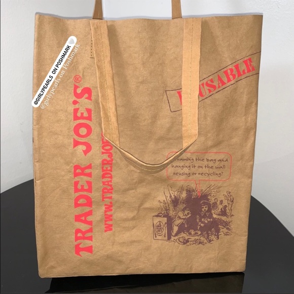 Trader Joe’s Bag Washable Reusable Paper - Picture 12 of 15